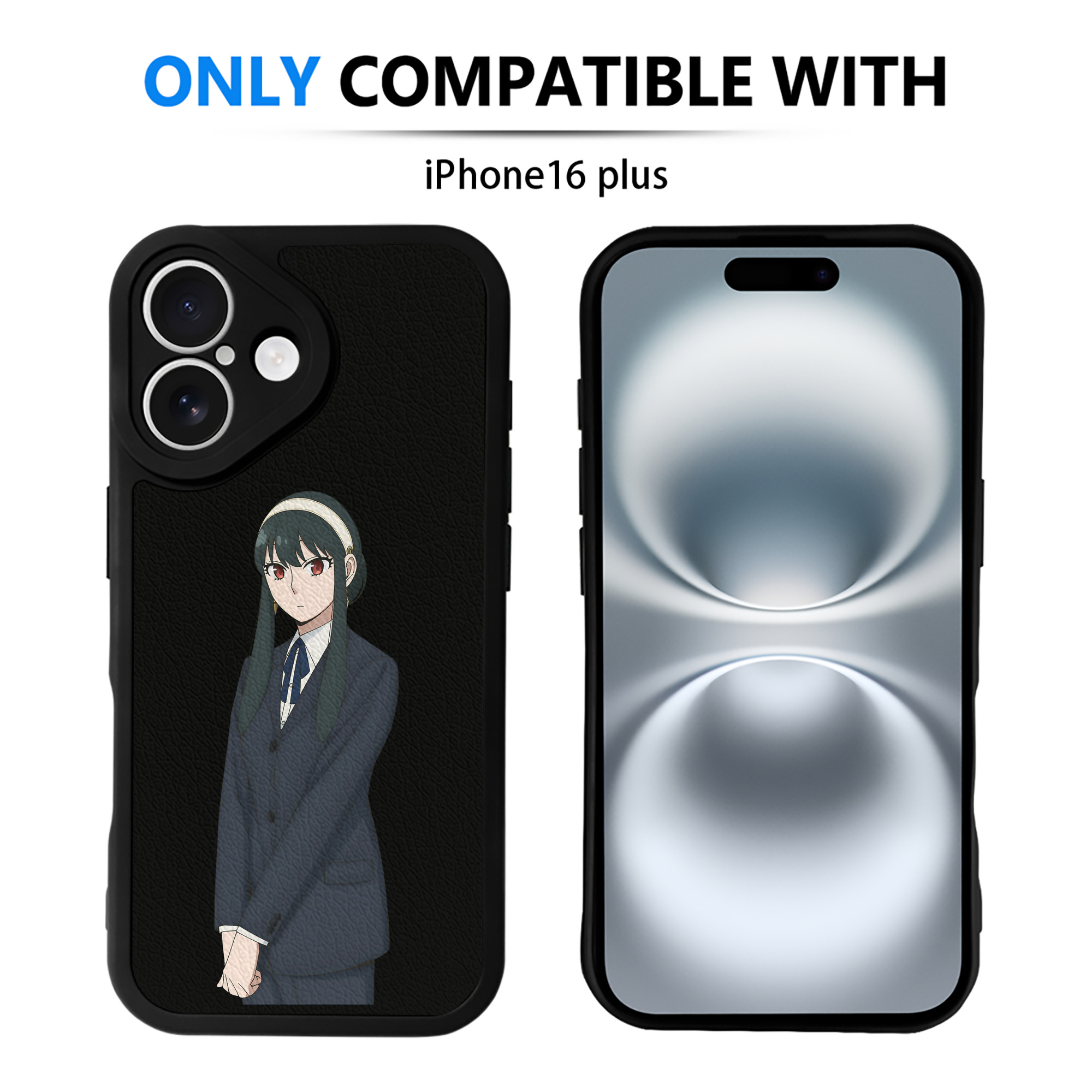（画像用） SPY×FAMILY间谍家家酒 【iPhone 16シリーズ対応】シリコンスマホケース（レザー調） 材質：シリコン